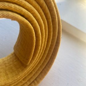 Yellow tae kwon do belt